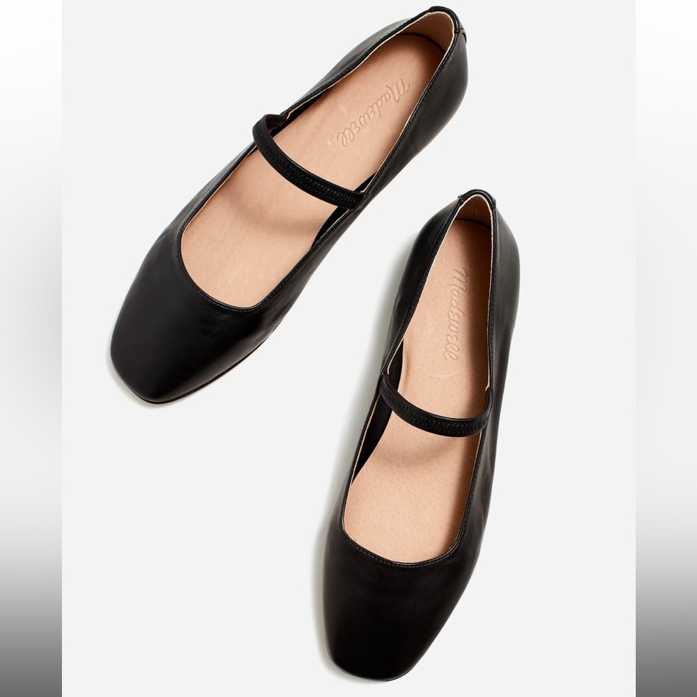 Madewell Greta Mary Jane Flat. Worn 7-10x, please see photos for signs of wear